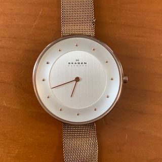 スカーゲン(SKAGEN)のスカーゲン　腕時計　ピンクゴールド(腕時計)