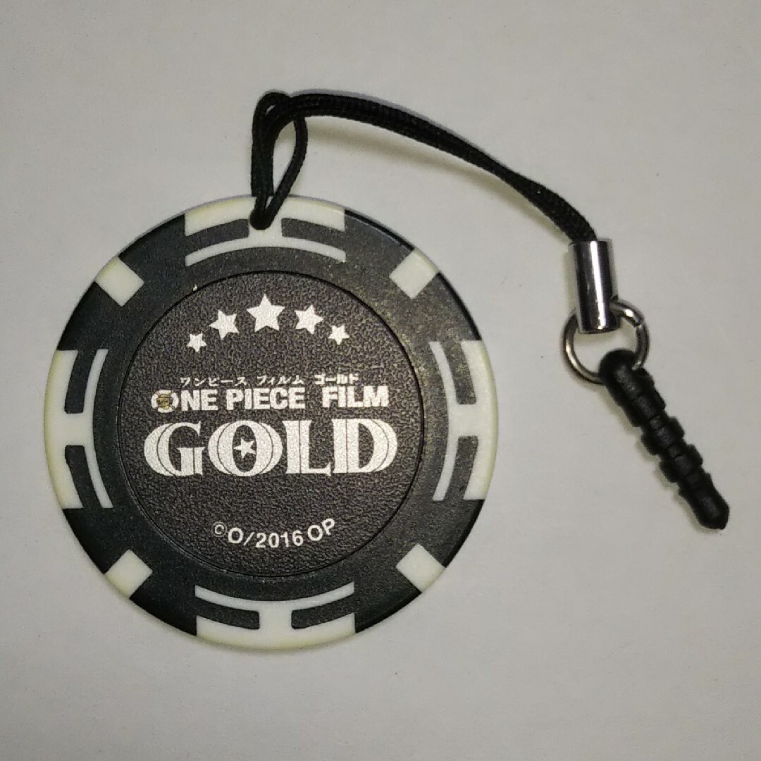 カジノチップ サボ シークレット FILM GOLD ワンピース 前売特典 エンタメ/ホビーのアニメグッズ(ストラップ)の商品写真