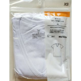 ムジルシリョウヒン(MUJI (無印良品))のMUJI(無印良品)Vネック半袖Tシャツ 綿であったか メンズ送料無料(Tシャツ/カットソー(半袖/袖なし))