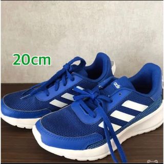 アディダス(adidas)の【美品】adidas  スニーカー　キッズ　20cm  ブルー(スニーカー)