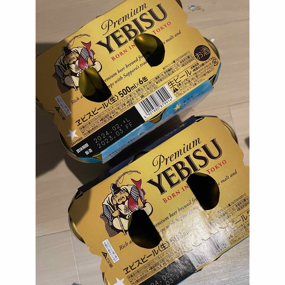 EVISU(エビス)のエビスビール　500ml✖️12本 食品/飲料/酒の酒(ビール)の商品写真