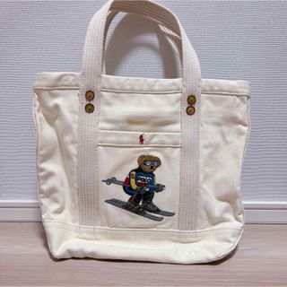 ポロラルフローレン(POLO RALPH LAUREN)の【新品未使用】Ralph Lauren ポロベア ロゴ キャンバストート(トートバッグ)