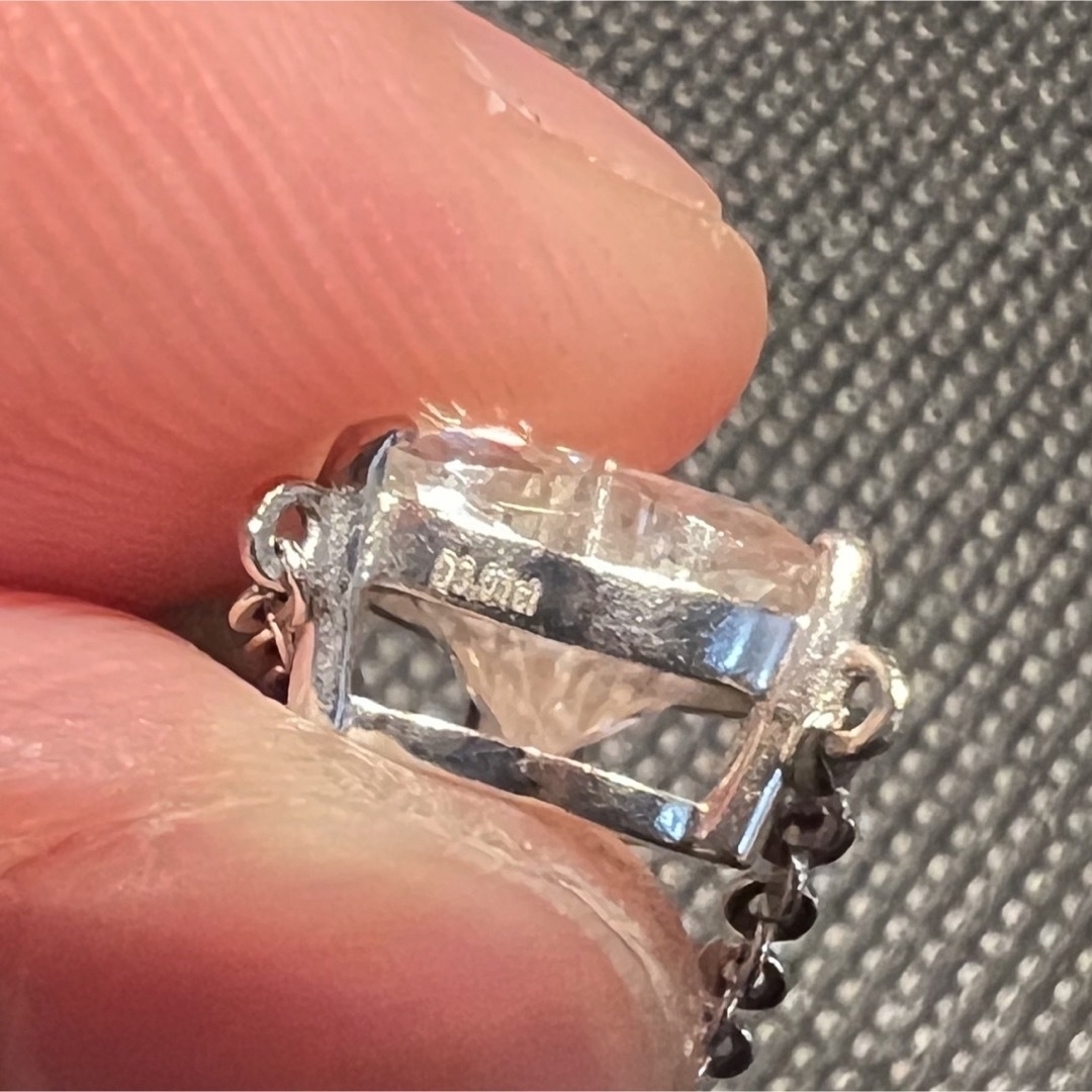 ハートシェイプ ダイヤモンド 3ct モアサナイト ネックレス PT950