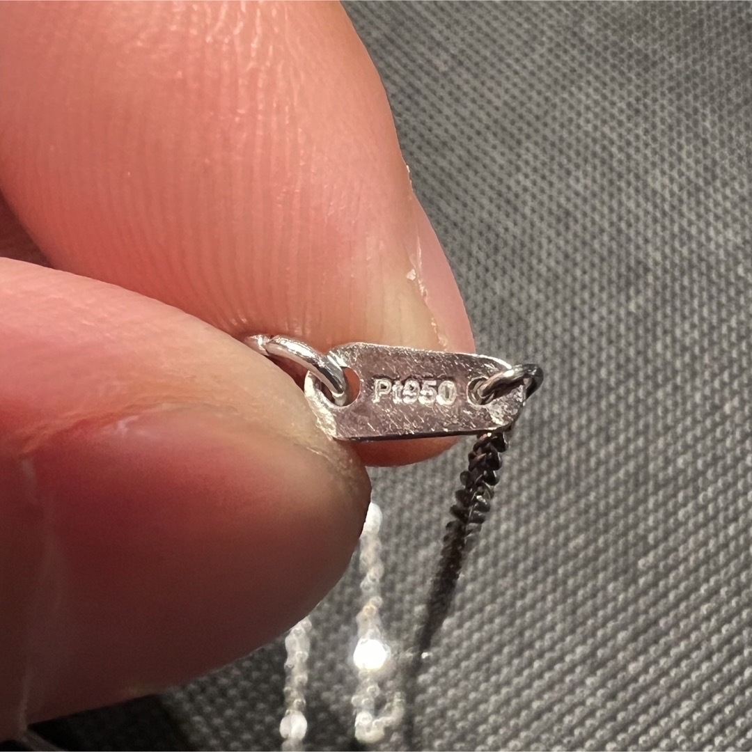 ハートシェイプ ダイヤモンド 3ct モアサナイト ネックレス PT950