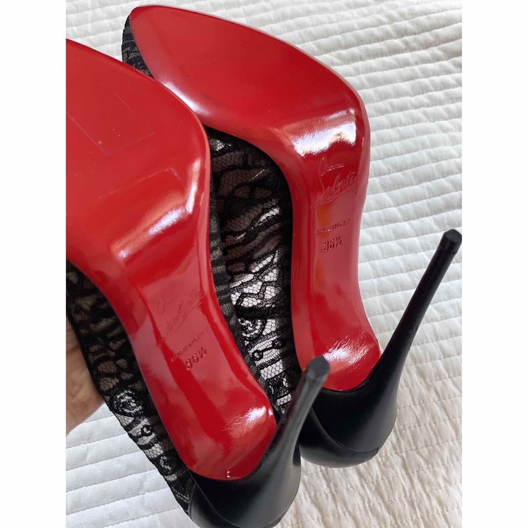 【美品】Christian Louboutin 総レース パンプス36 1/2