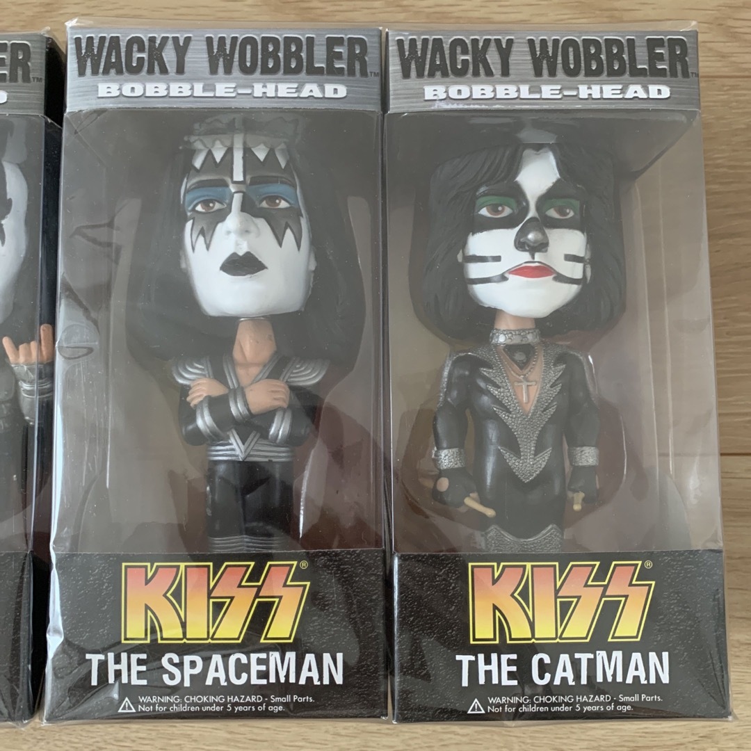 未開封 KISS ワッキーワブラー フィギュアセット バンド キッス FUNKO