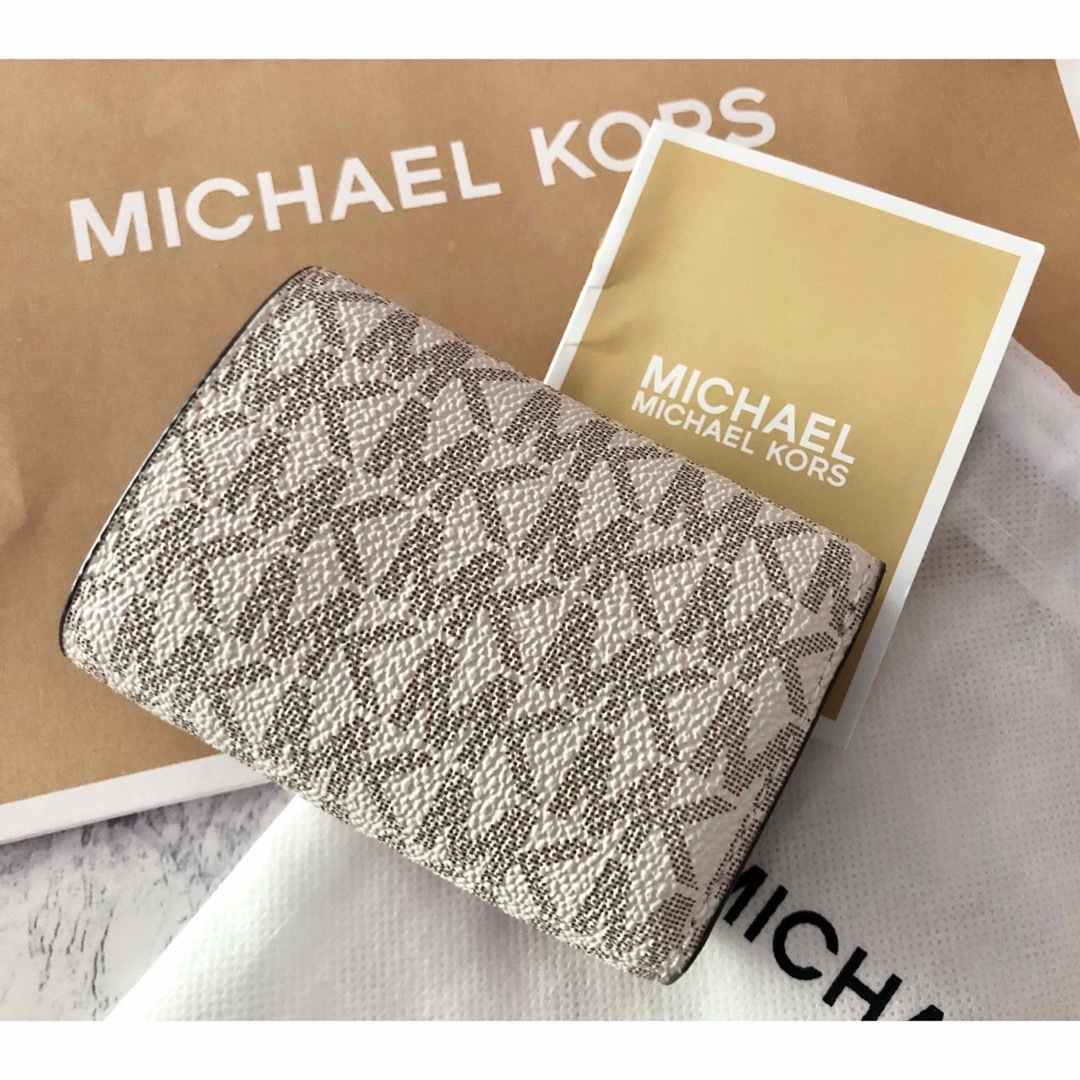 MICHAEL KORS マイケル コース 折り財布 レッド - 折り財布