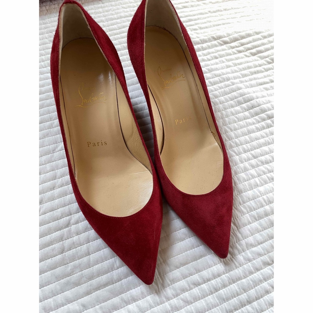 【美品】Christian Louboutin ルブタン 赤 パンプス 37