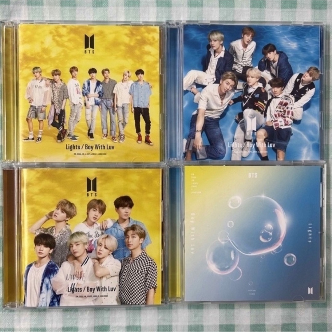 中古『BTS Lights/Boy With Luv 4形態セット』