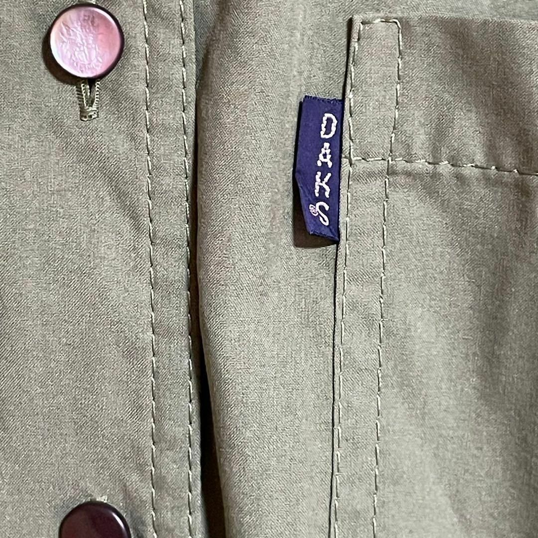 DAKS(ダックス)のDAKS ダックス　ワンピース　オリーブグリーン　ドレープ　9AR レディースのワンピース(ひざ丈ワンピース)の商品写真