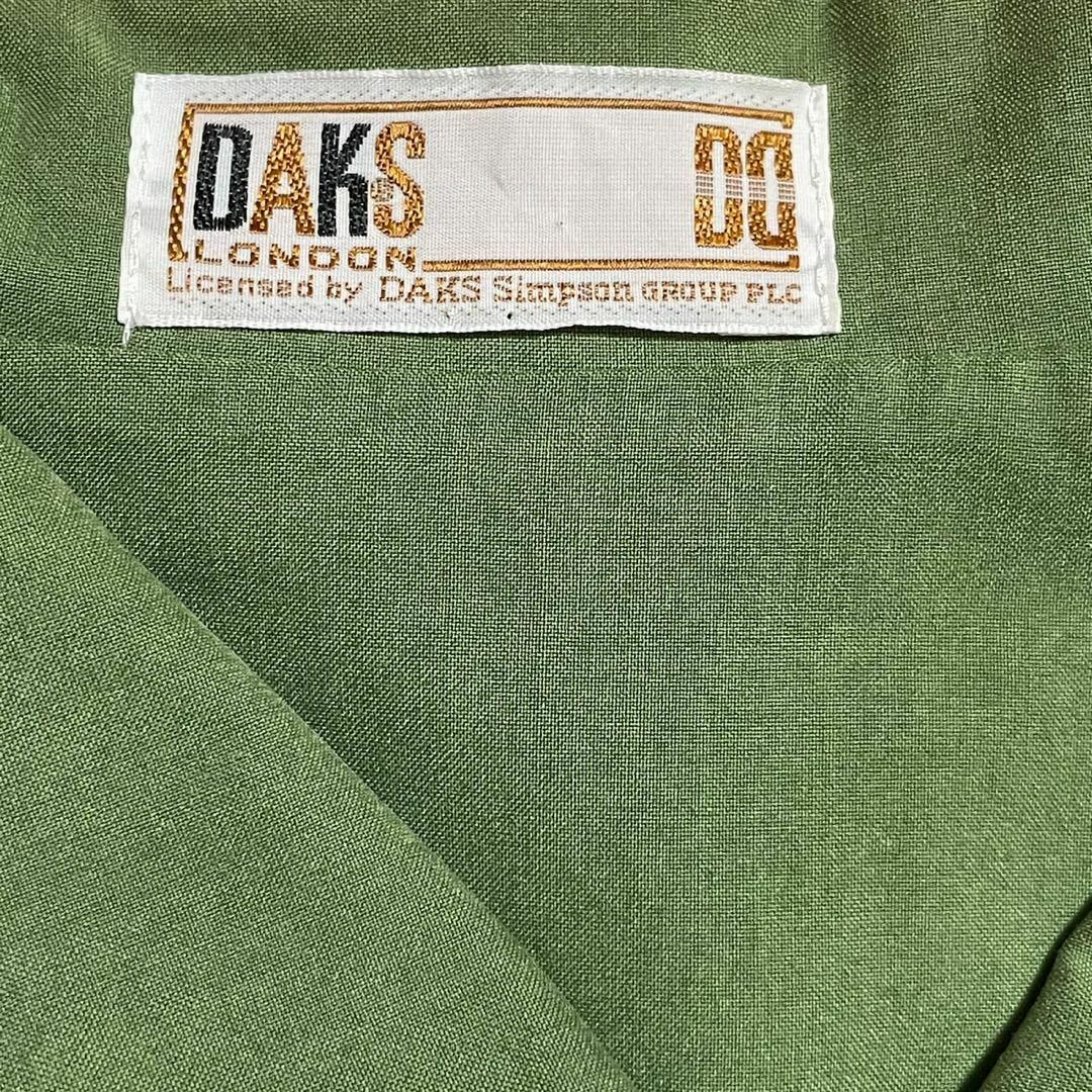 DAKS(ダックス)のDAKS ダックス　ワンピース　オリーブグリーン　ドレープ　9AR レディースのワンピース(ひざ丈ワンピース)の商品写真