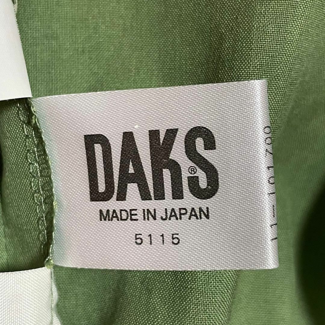 DAKS(ダックス)のDAKS ダックス　ワンピース　オリーブグリーン　ドレープ　9AR レディースのワンピース(ひざ丈ワンピース)の商品写真