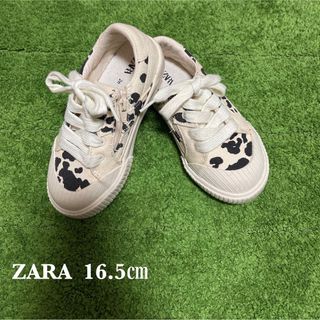 ザラ(ZARA)のZARA  アニマル柄キッズシューズ　16.5(スニーカー)