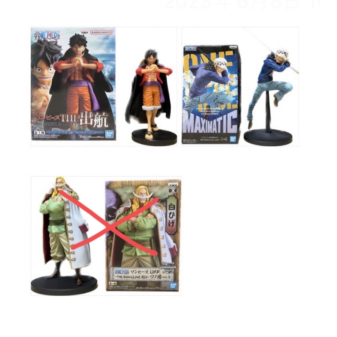 ONE PIECE(ワンピース)のワンピース　ルフィ　ろう　フィギア ハンドメイドのおもちゃ(フィギュア)の商品写真