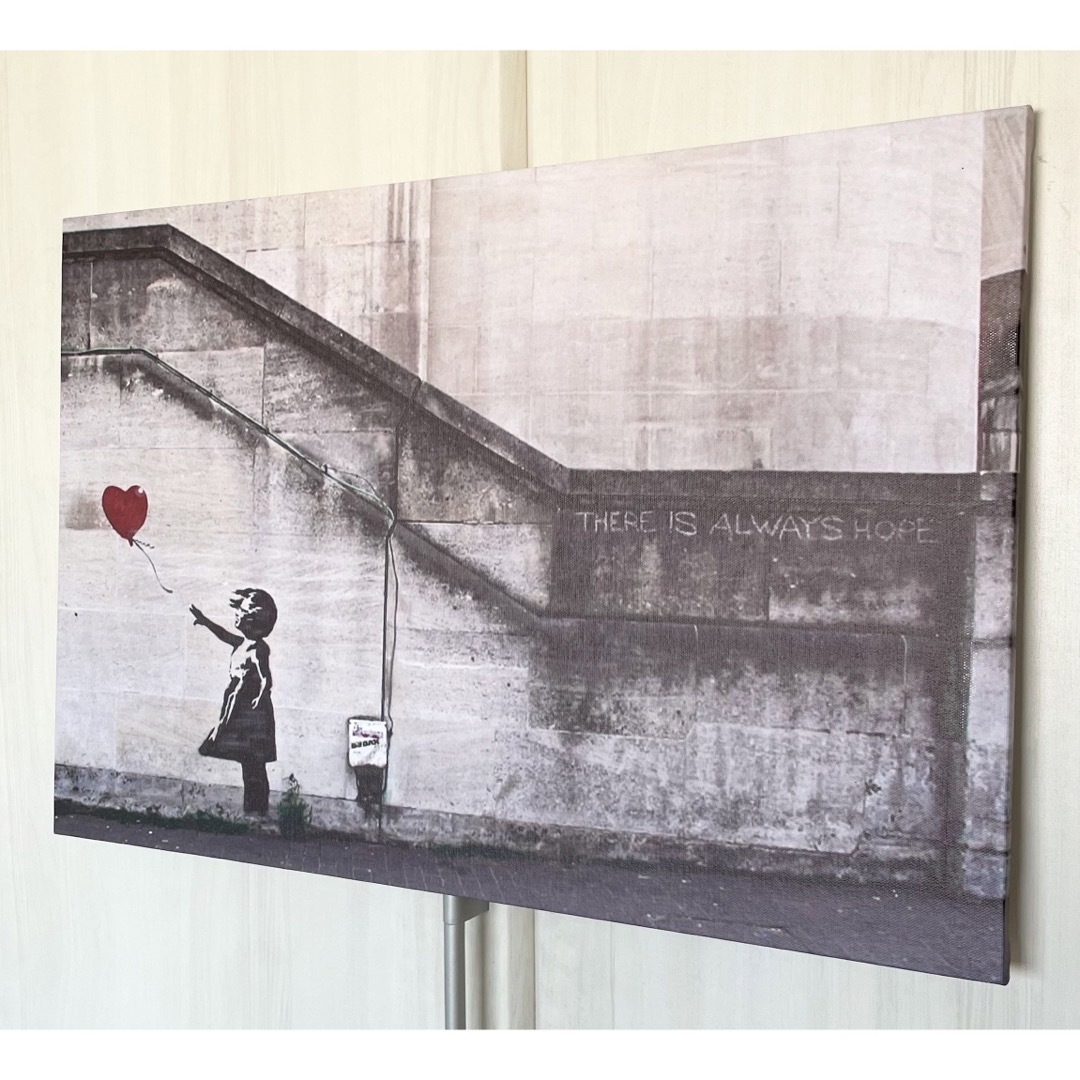 【BANKSY ART CANVAS バンクシー風船の少女アートキャンバス】 エンタメ/ホビーのアート用品(ボードキャンバス)の商品写真