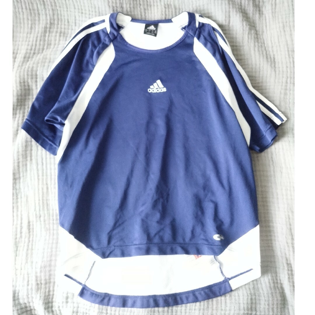 adidas(アディダス)のadidas CLIMACOOL 半袖Tシャツ ポリエステル100% 紺 メンズのトップス(Tシャツ/カットソー(半袖/袖なし))の商品写真