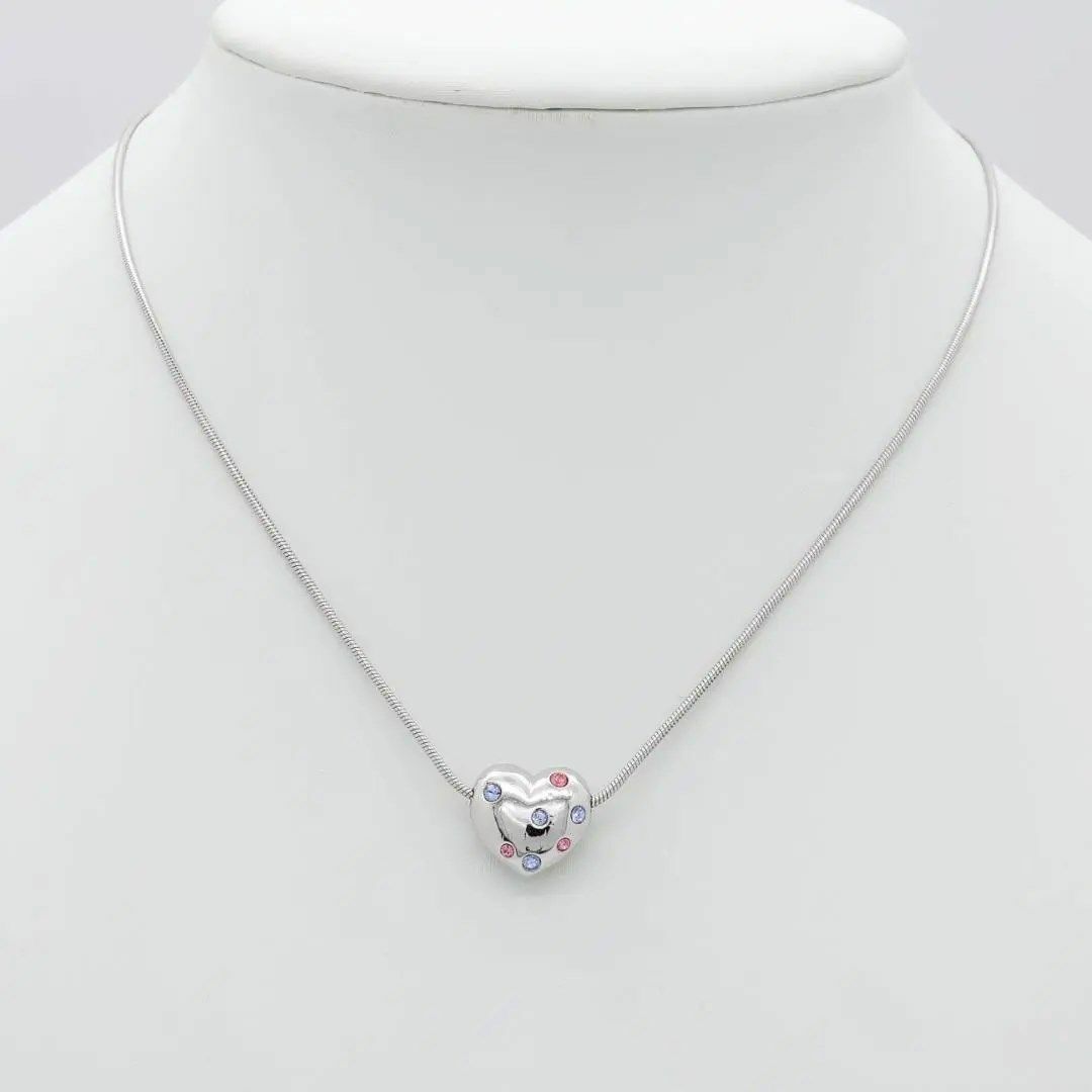 一点物》SWAROVSKI ネックレス シルバー クリスタル ハート