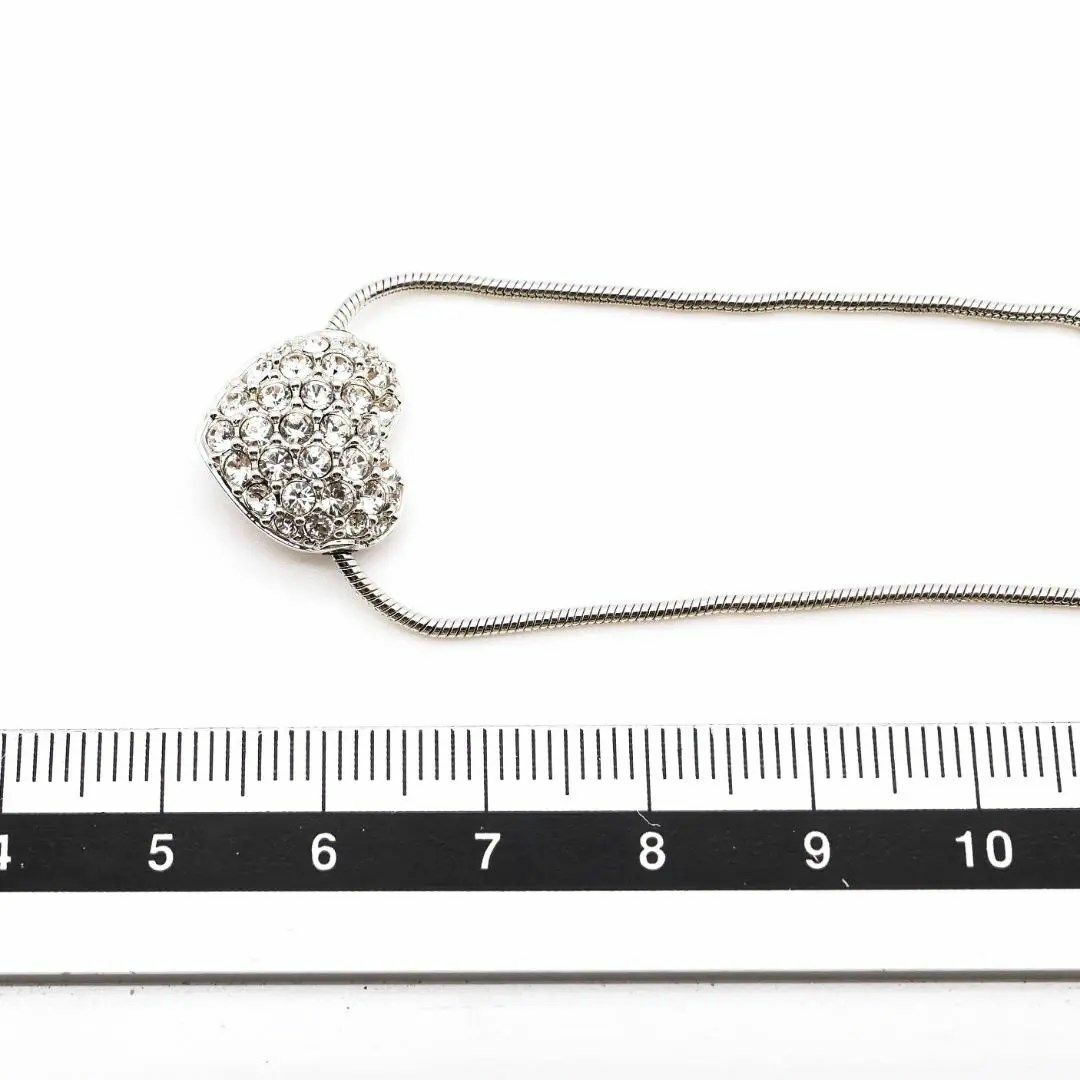 一点物》SWAROVSKI ネックレス シルバー クリスタル ハート