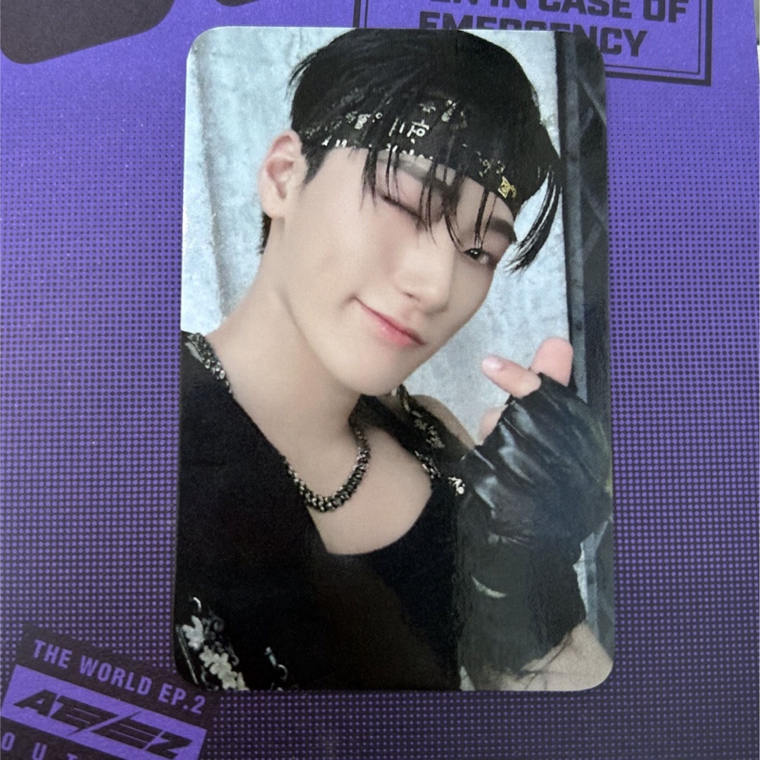 ateez everline スタンプラリー トレカ サン