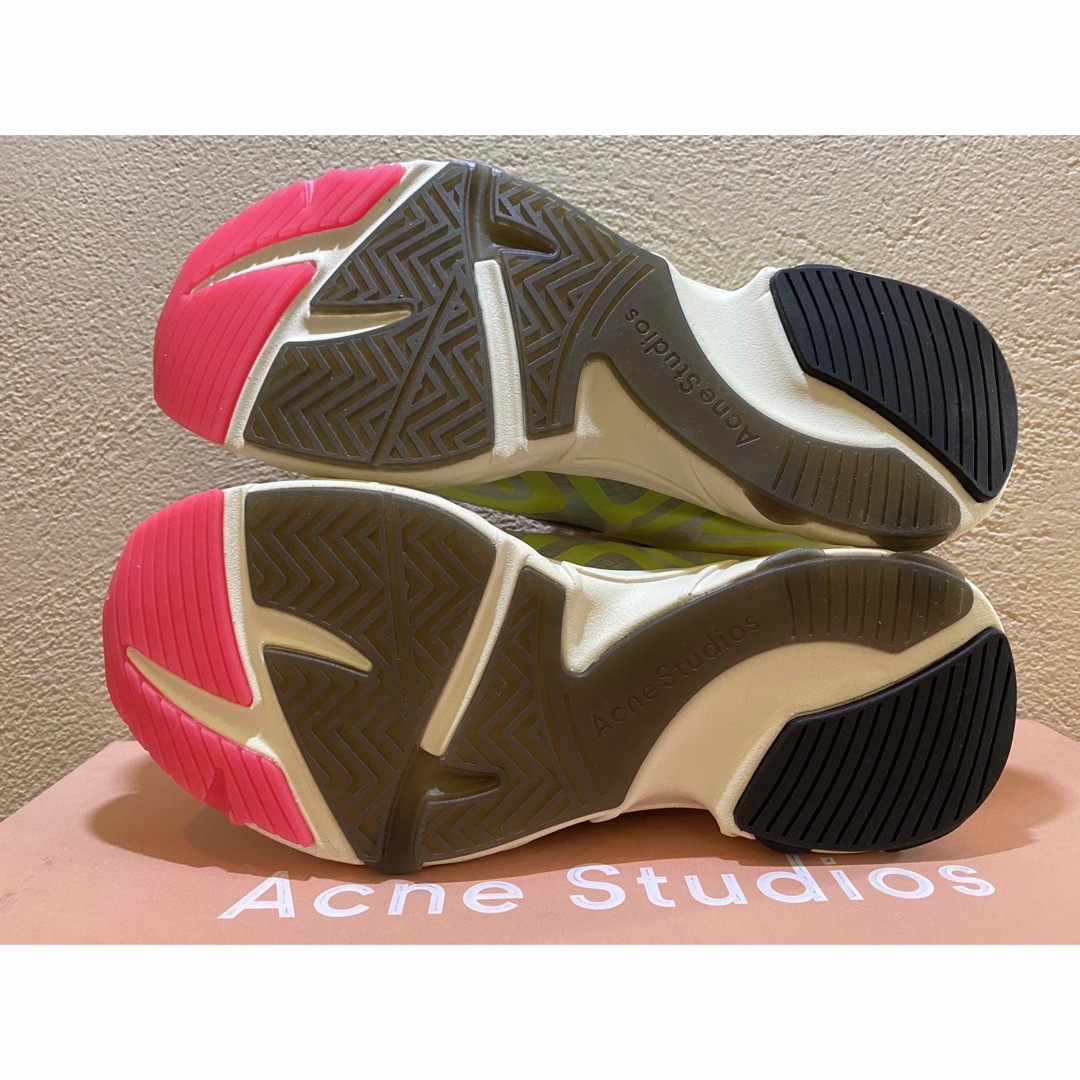 新品 acne studios アクネ 軽量レースアップスニーカー 23cm