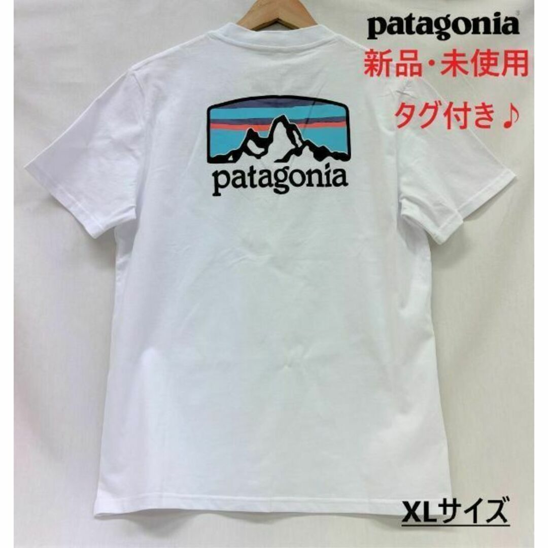 patagoniaTシャツ ホワイトXL