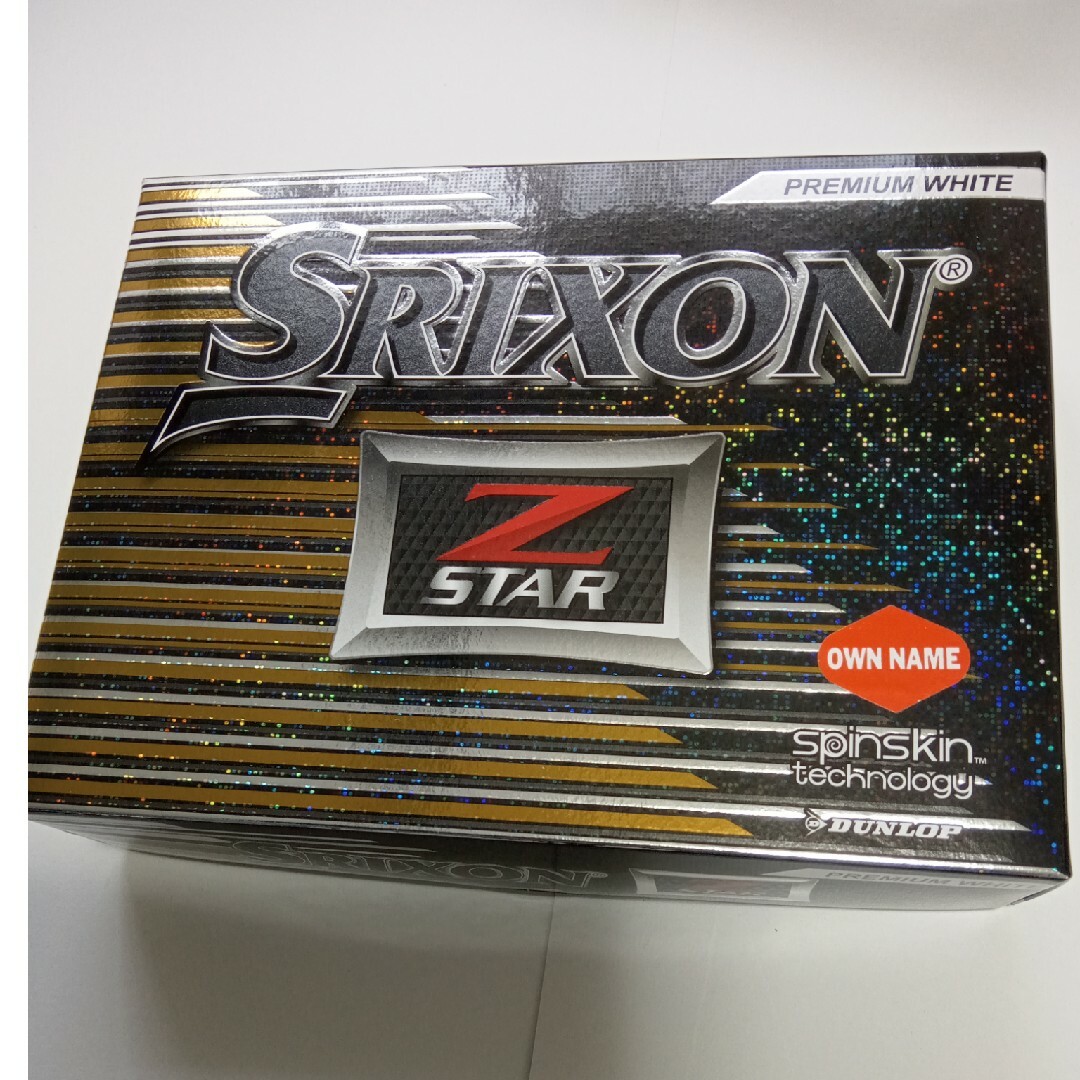 ゴルフボール　ダンロップsrixon Z STAR PREMIUM　WHITE