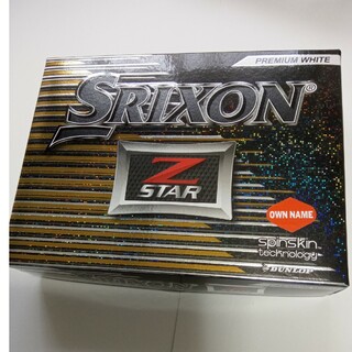 スリクソン(Srixon)のゴルフボール　ダンロップsrixon Z STAR PREMIUM　WHITE(その他)