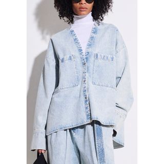 新品 クリスチャンワイナンツ Christian Wijnantsデニムシャツの通販