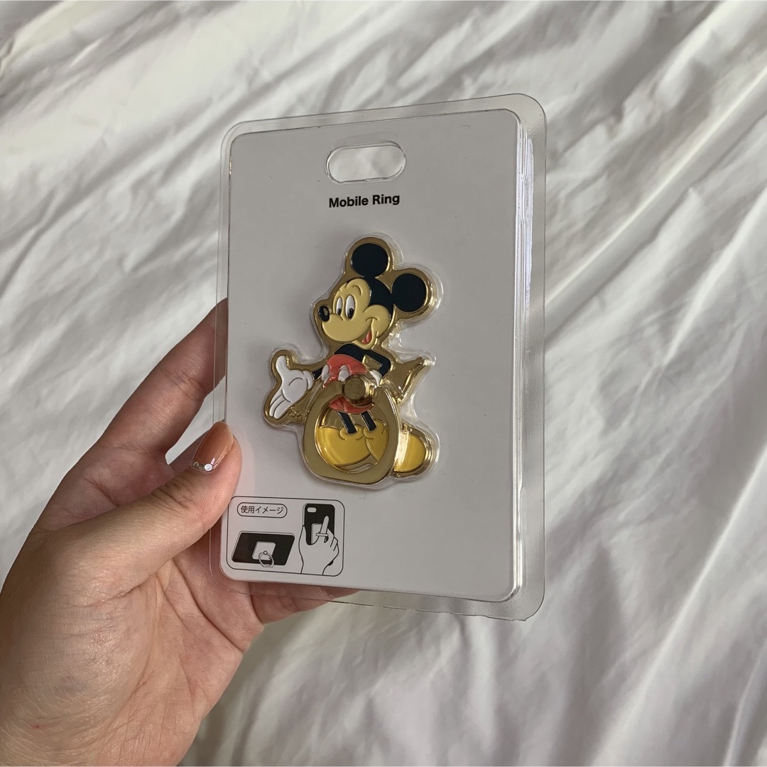 Disney(ディズニー)のミッキー モバイルリング エンタメ/ホビーのおもちゃ/ぬいぐるみ(キャラクターグッズ)の商品写真