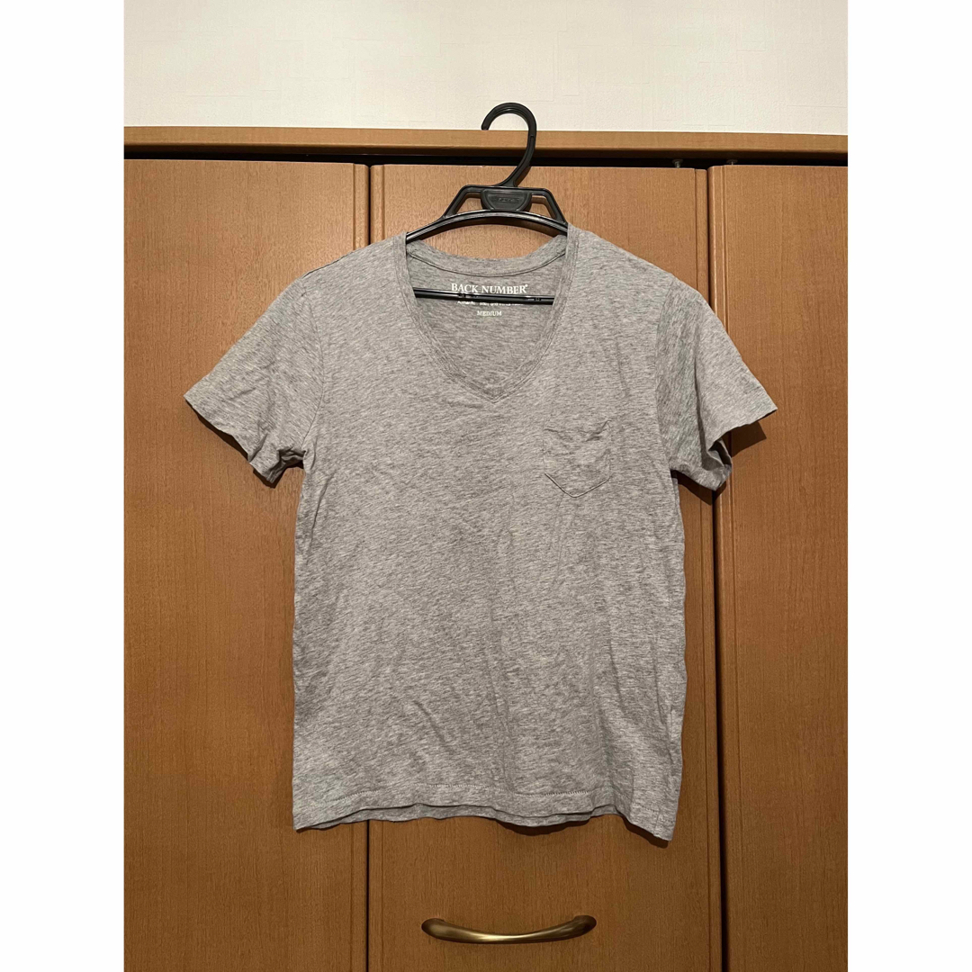 Right-on(ライトオン)のライトオン　グレー半袖Tシャツ レディースのトップス(Tシャツ(半袖/袖なし))の商品写真