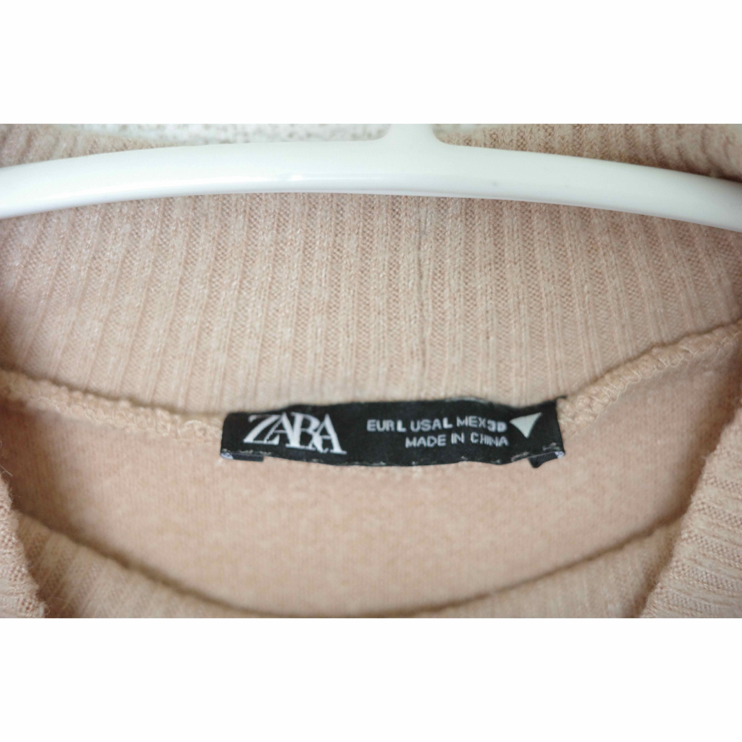 ZARA(ザラ)のニット　半袖 レディースのトップス(カットソー(半袖/袖なし))の商品写真