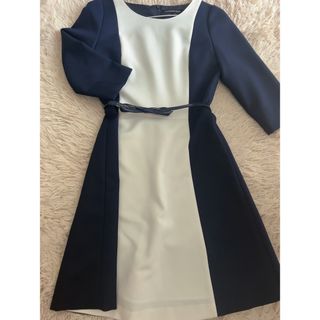 ストロベリーフィールズ バイカラーワンピース
