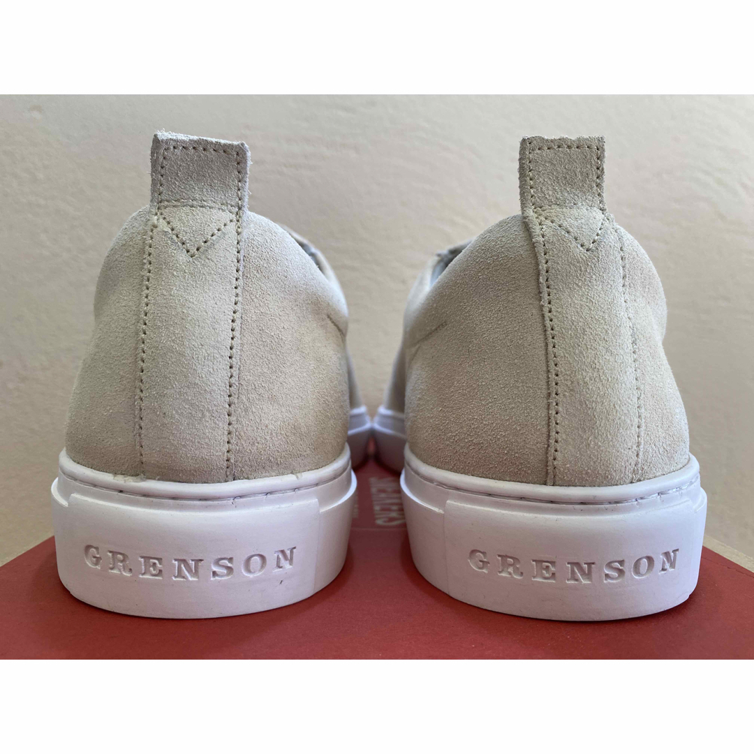 GRENSON(グレンソン)の新品 GRENSON ホワイトトリム スエードレースアップスニーカー メンズの靴/シューズ(スニーカー)の商品写真