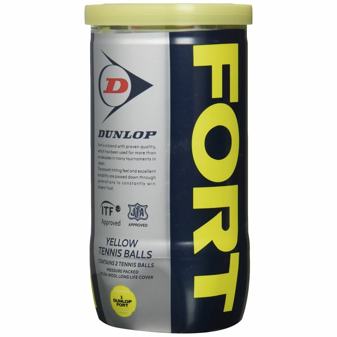 DUNLOP(ダンロップ) 硬式 テニスボール FORT (フォート) 2球入、の通販