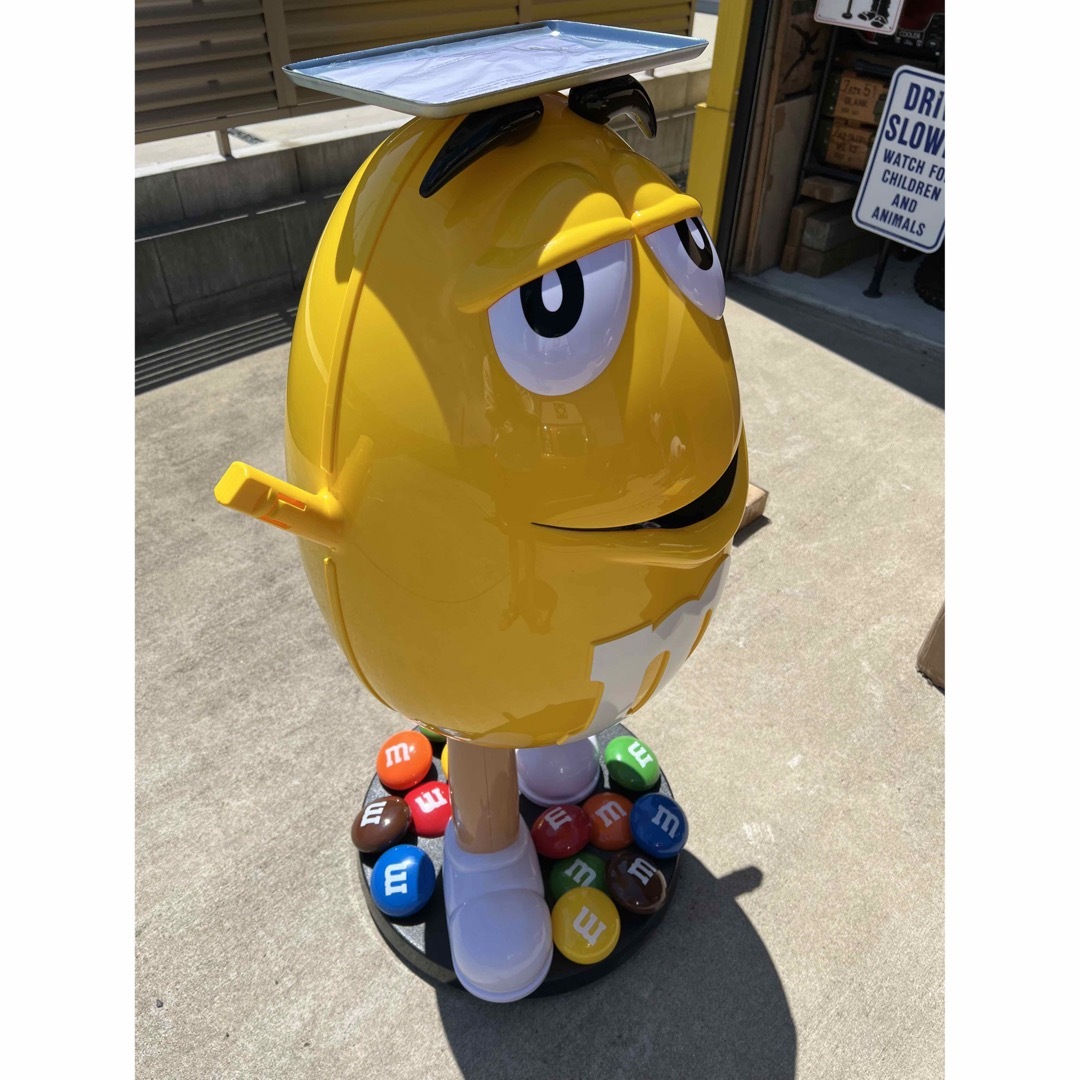 【新品】m&m's 店頭ディスプレイ イエロー 黄色 エムアンドエムズ