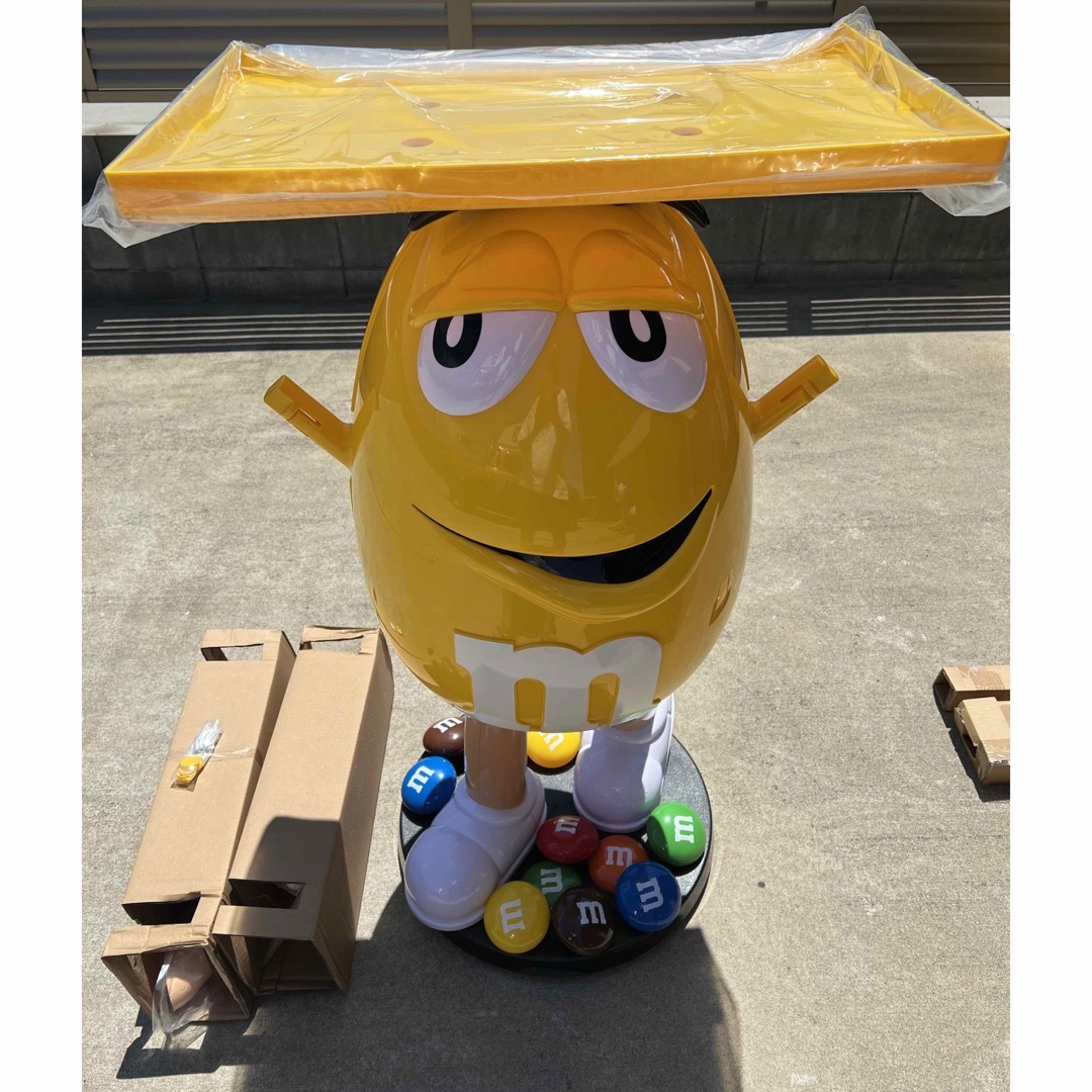 【新品】m&m's 店頭ディスプレイ イエロー 黄色 エムアンドエムズ | フリマアプリ ラクマ
