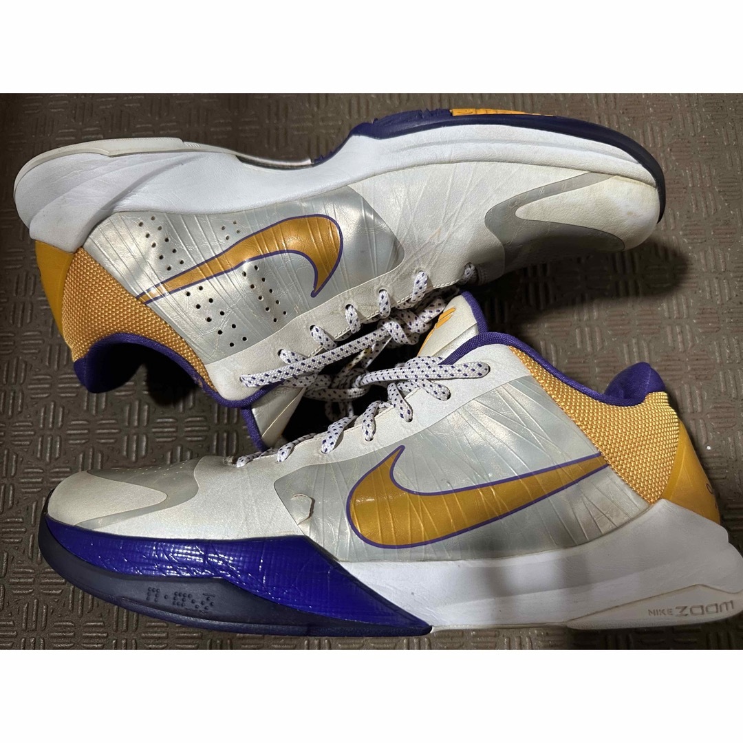 2009 NIKE ZOOM KOBE 5 X LAKERS US12 美品