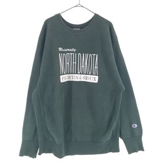 チャンピオン(Champion)のCHAMPION チャンピオン 90s REVERSE WEAVE リバースウィーブ トレーナー プルオーバースウェット カレッジ刺繍 グリーン(スウェット)