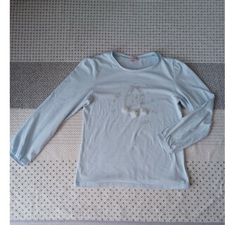 ライトブルー　長袖シャツ(150)(Tシャツ/カットソー)
