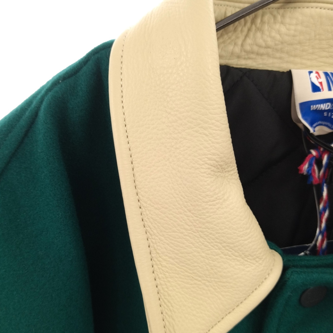 【お得】NBA x WDS Leather Melton Jacket