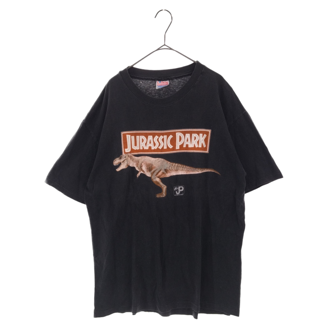 VINTAGE ヴィンテージ 90s 1993 JURASSIC PARK T-REX GLOW IN THE DARK ジュラシックパーク ティラノサウルススケルトン蓄光プリント半袖Tシャツ