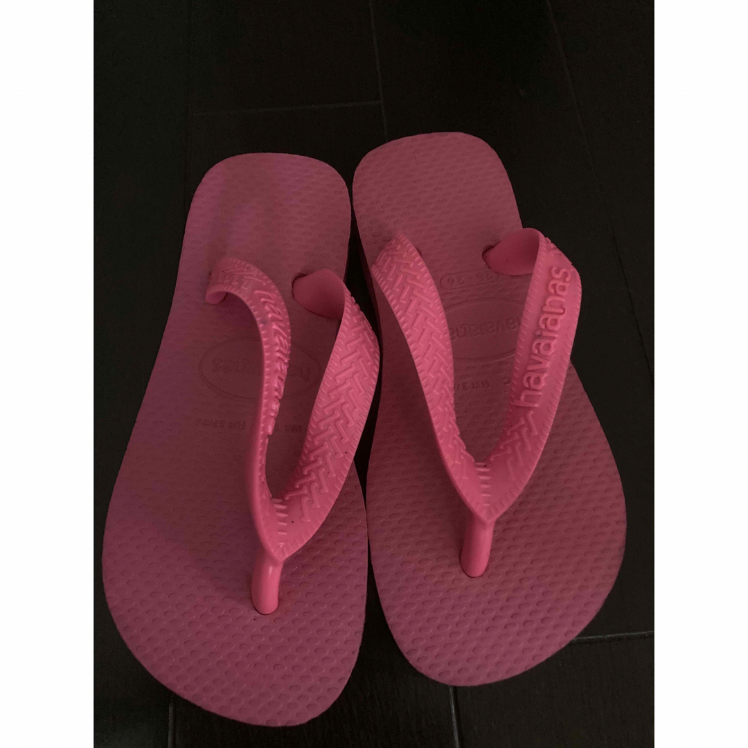 havaianas(ハワイアナス)のビーチサンダル　havaianas 16cmくらい キッズ/ベビー/マタニティのキッズ靴/シューズ(15cm~)(サンダル)の商品写真