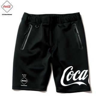 エフシーアールビー(F.C.R.B.)のF.C.R.B COCA-COLA PDK SHORTS (ブラック M)(ショートパンツ)