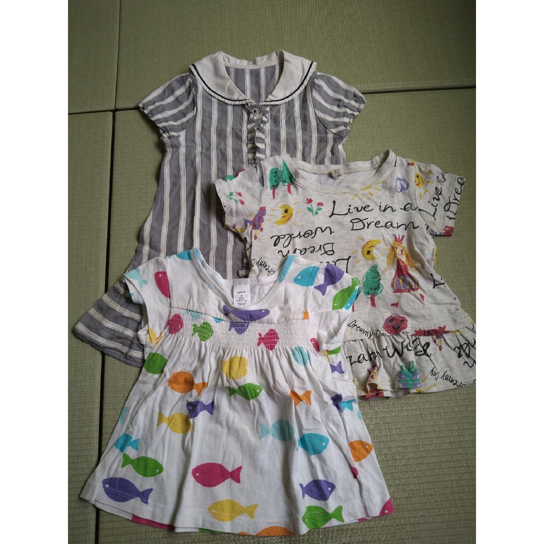 ARTISAN(アルティザン)の女の子　夏物セット　90〜100 キッズ/ベビー/マタニティのキッズ服女の子用(90cm~)(Tシャツ/カットソー)の商品写真