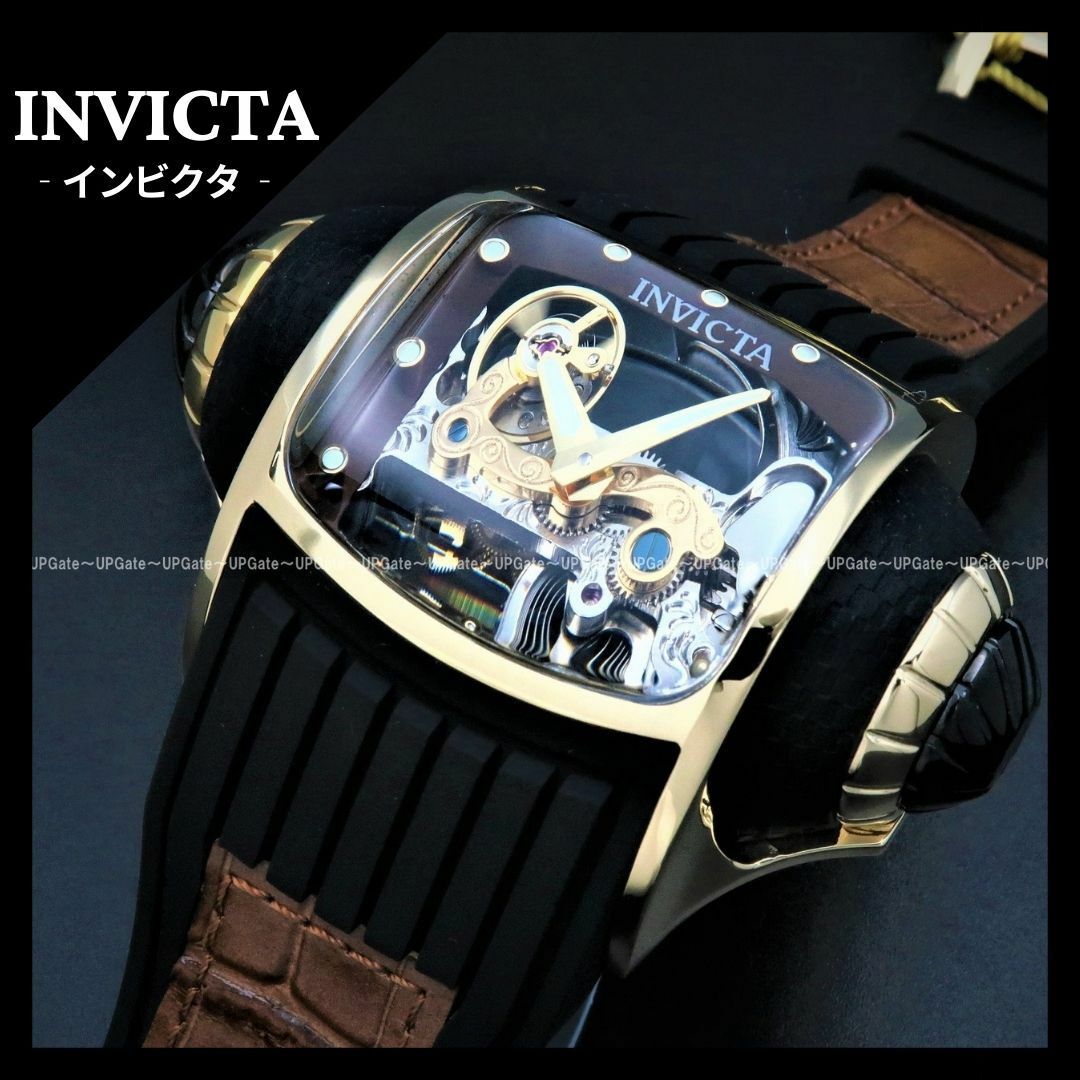 圧倒的デザイン性★自動巻★スケルトン INVICTA Vintage 35273