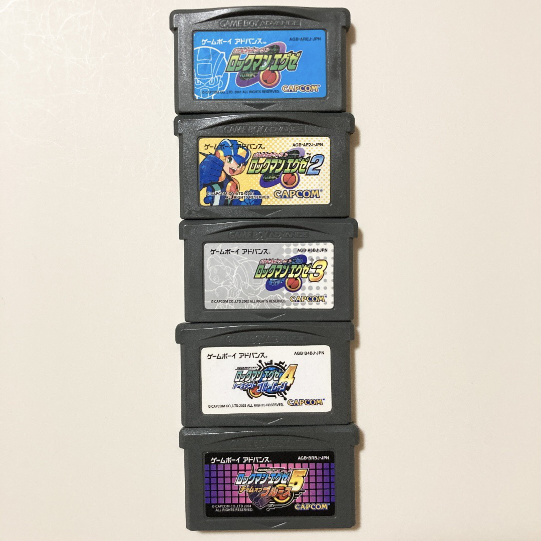 ゲームボーイアドバンス(ゲームボーイアドバンス)のロックマンエグゼ 12345 ソフト 説明書 GBA ゲームボーイアドバンス エンタメ/ホビーのゲームソフト/ゲーム機本体(携帯用ゲームソフト)の商品写真