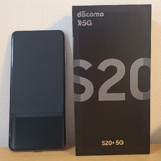 アンドロイド(ANDROID)の【専用】美品 docomo Galaxy S20+ 5G SC-52A グレー(スマートフォン本体)