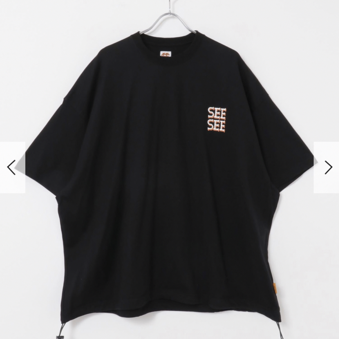 SEE SEE SUPER BIG FLAT TEE DRAWSTRINGS - Tシャツ/カットソー(半袖