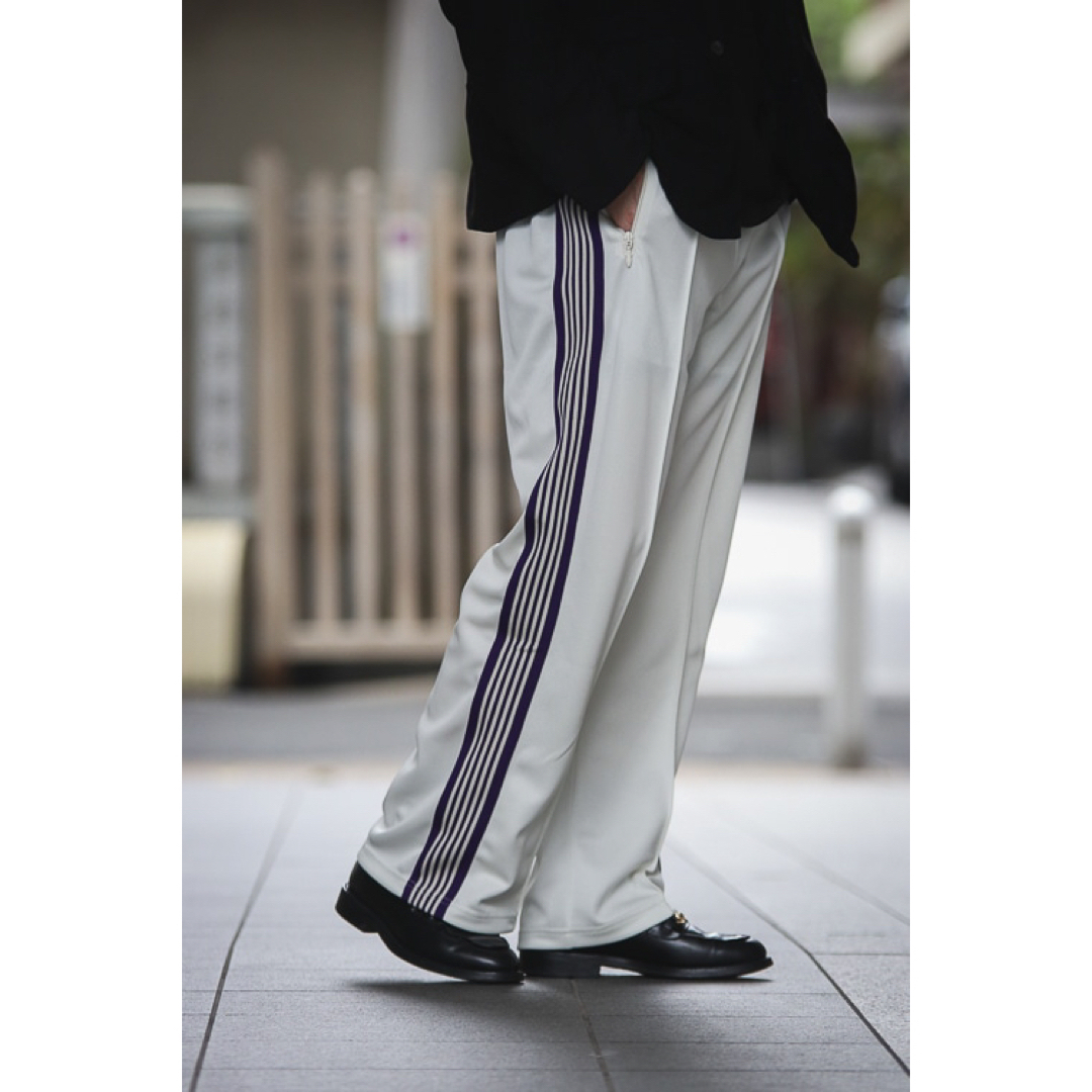 Needles - Needles Track Pant-Poly Smooth white Mの通販 by take's