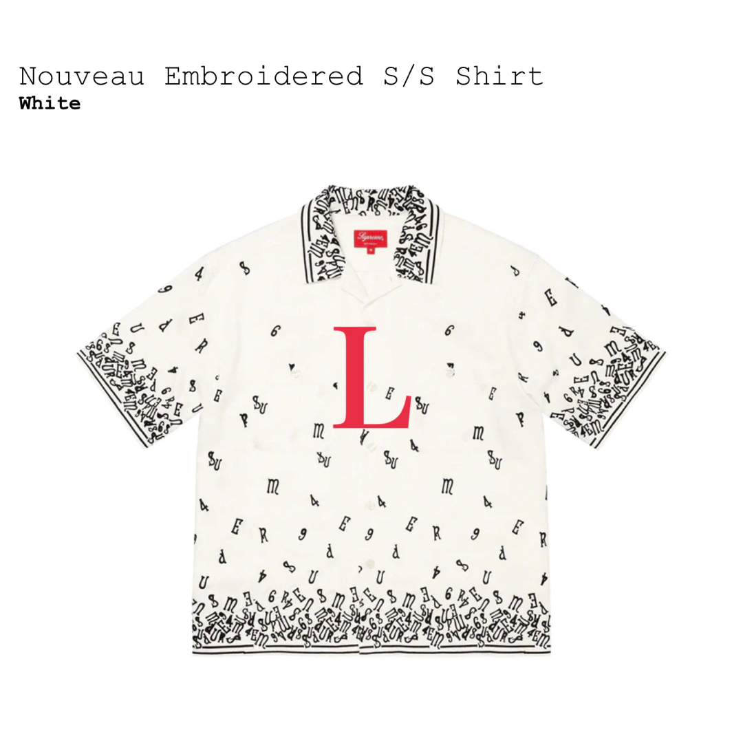 Supreme Nouveau Embroidered S/S Shirt-